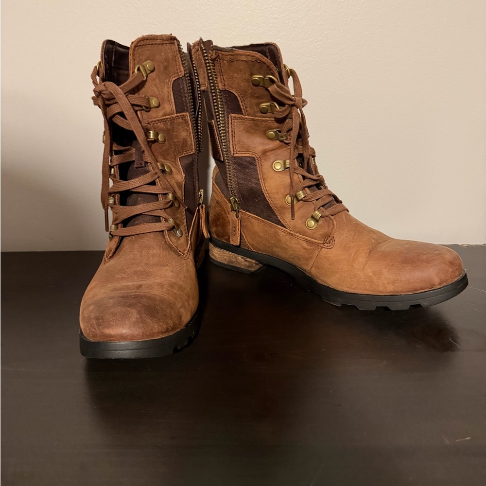 Sorel Men's Rugged Brown Leather Boots